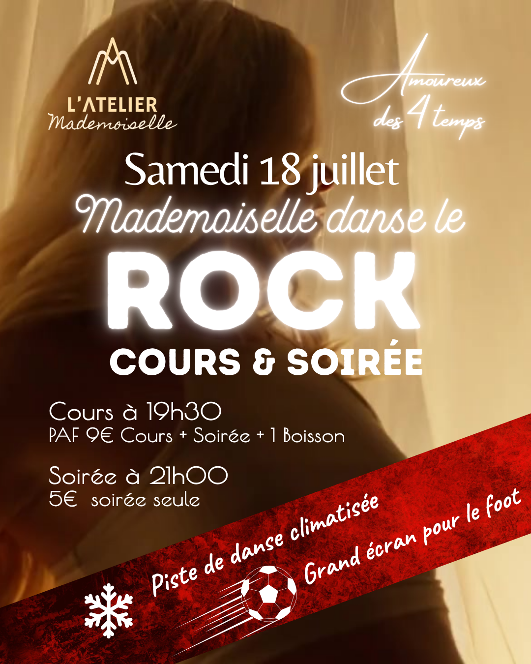 Mademoiselle danse le Rock — L'Atelier Mademoiselle, Armentières